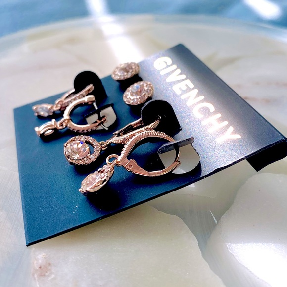 Givenchy Rose Gold 3-pc Earring Set - Picture 5 of 8